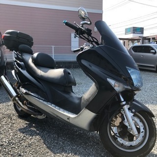 マジェスティ125FI【自賠責付き、ハンドル＆マフラーカスタム