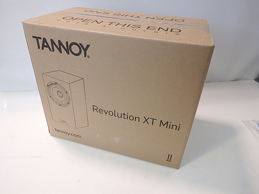 未使用品◆TANNOY/タンノイ◆Revolution XT mini スピーカー ペア ミディアムオーク