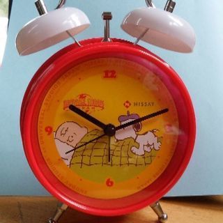 【新品未使用】スヌーピー目覚まし時計