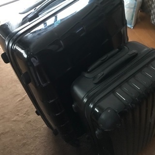 ★2個まとめて★黒のスーツケース