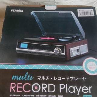 ベルソス VERSOS カセット レコード SDカード