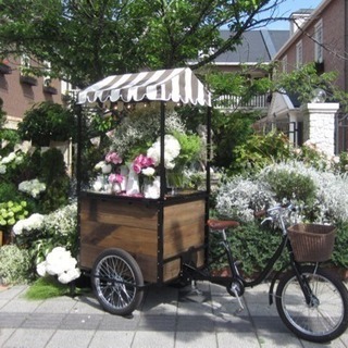 リヤカー付き三輪車 スイス輸入車？