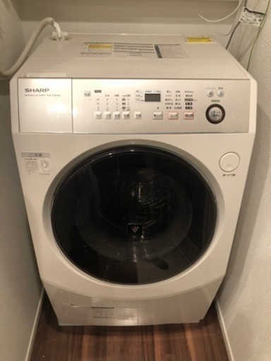 半額以下  【決まりました】SHARP  ドラム式洗濯乾燥機 ES-V540-NL  美品