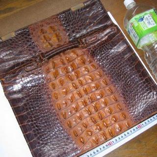 ワニ革書類カバン 本物 （値下げ）