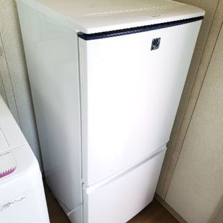 中古　SHARP 2016年製　ノンフロン冷蔵庫　137L SHARP シャープ 137L ノンフロン冷凍冷蔵庫 SJ-D14F-W 2020年製
