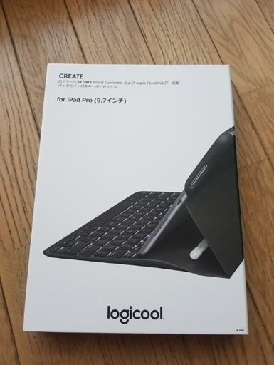 Logicool ロジクール iK1082bk キーボードケースfor iPad Pro(9.7 インチ)　アイパッドケース