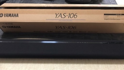 YAMAHA YAS-106(B) [フロントサラウンドシステム ブラック］値下げ 6270円