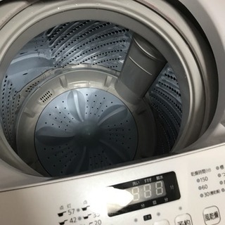 洗濯機7.5キロ ハイセンス 2017年製 おまけに洗濯機上収納棚つけます