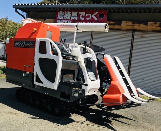 【SOLD OUT】クボタ 2条刈 コンバイン AR221G グレン 21馬力