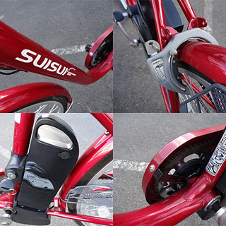 ☆電動アシスト自転車☆SUISUI KH-DCY09 26インチ レッド
