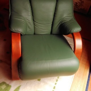 総革張りチェア　一人掛け×２脚　二人掛け×１脚　セット