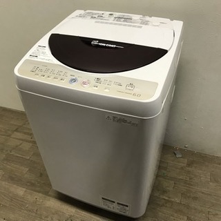 ☆032393 SHARP 6.0kg洗濯機 11年製☆
