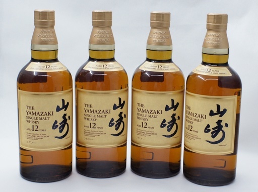 未開栓 山崎12年 4本セット