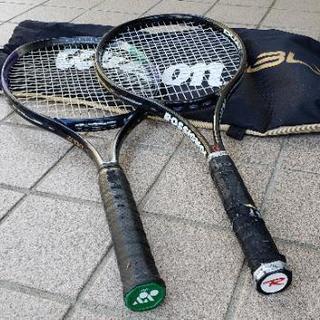 硬式テニスラケット2セット