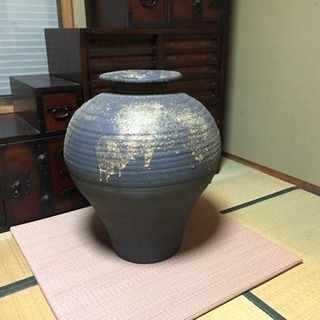 階段タンスと信楽焼き蓮月窯の壺 【公式通販】