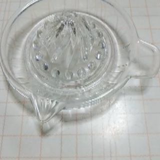 0円！ガラス製レモン搾り器
