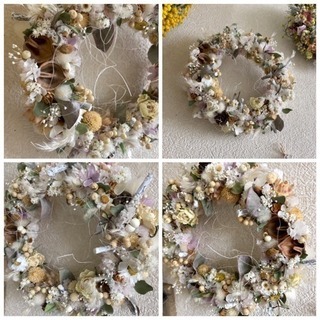 受注制作ナチュラルエレガントなホワイトリース