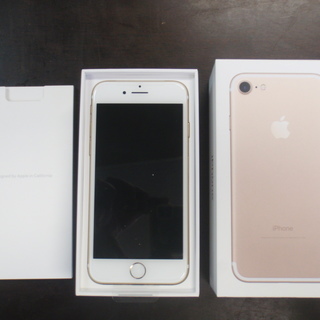 オマケ付 iPhone7 Gold 32GB SIMロック解除済 未使用新品