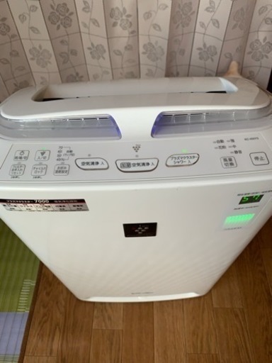 値下げ交渉あり！シャープクラズマクラスター加湿空気清浄機KS-450Y