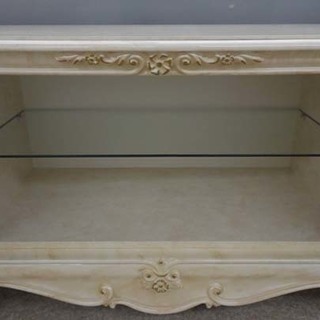 TV台 サルタレッリ・モビリ イタリア製 ロココ調 テレビ台  白 ローボード キャビネット アンティーク調  Saltarelli Mobili W166cm  ペイペイ対応 札幌市西区西野