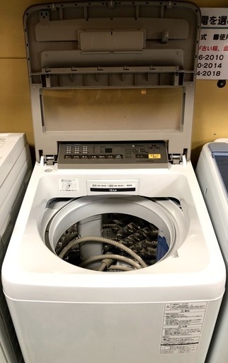 【送料無料・設置無料サービス有り】洗濯機 2016年製 Panasonic NA-FA80H3 中古