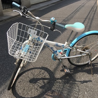 子供用自転車 24インチ クリシーフラワー シマノ6段変速 LEDオートライト
