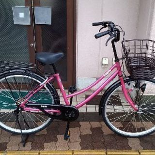 Lapis 26吋ファミリーサイクル (ピンク)