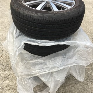 【売切れ】5穴16インチ美アルミ6.5J & 205タイヤ4本set
