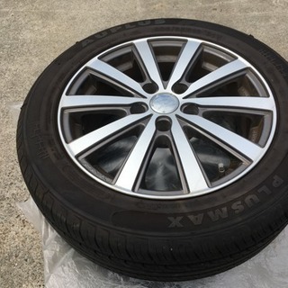 【売切れ】5穴16インチ美アルミ6.5J & 205タイヤ4本set