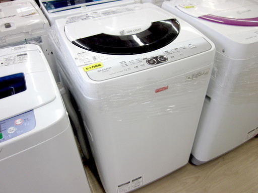 安心の6ヶ月保証付！2014年製4.5kg SHARP(シャープ)「ES-F45NC-W」全自動洗濯機です！