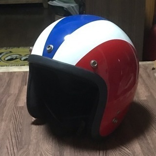 ビンテージ ヘルメット トリコロール