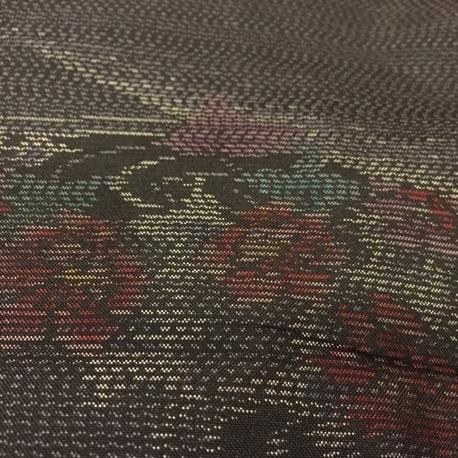 本場大島紬 ヱ霞に草花