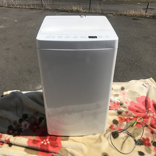 札幌市内配送無料 美品 2019年製 洗濯機 4,5kg TAG label