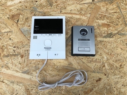 【受付中】美品 Panasonic パナソニック カラーテレビドアホン VL-MWD303K VL-V572L-S 玄関子機 親機セット