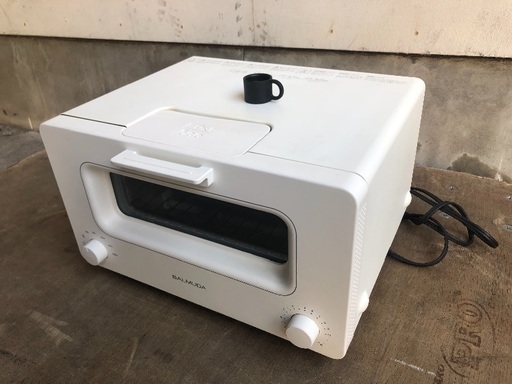 【受付中】美品 デザイン家電 BALMUDA バルミューダ The Toaster K01A-WS トースター ホワイト 調理家電
