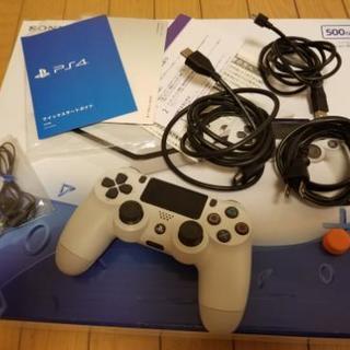 【値下げしました、売ります！】PS4(Glacierwhite)...