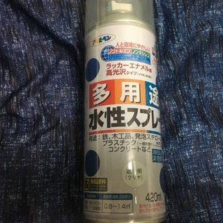 アサヒペン 水性多用途スプレー 420ML クリヤ　未開封品6本セット