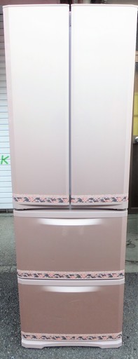 ☆三菱 MITSUBISHI MR-F40R-P 400L 光ビッグ 4ドアノンフロン電気冷凍冷蔵庫◆かわいいピンク色