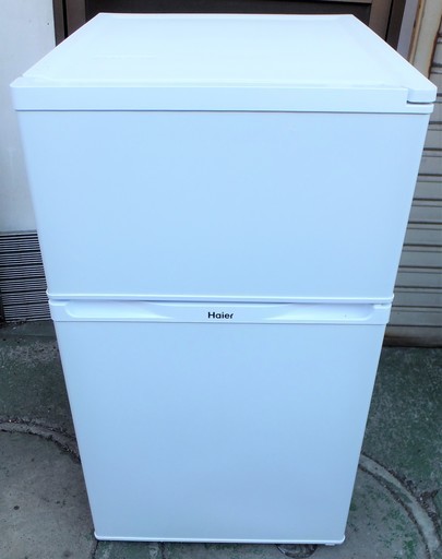 ☆ハイアール Haier JR-N91K 91L 2ドア冷凍冷蔵庫◆一人暮らし等に最適