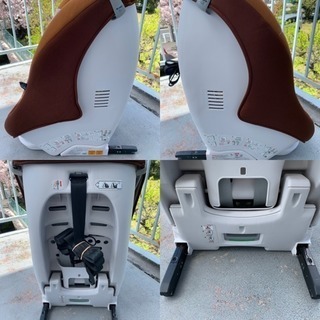 ベビー用品 エールベベ☆チャイルドシート ISOFIX☆キュートフィックス☆AIB751☆キャラメルタルト☆清掃済み☆
