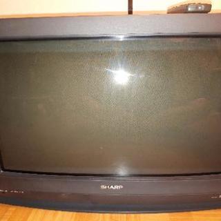 ブラウン管テレビ,シャープ28C-W80,リモコン有
