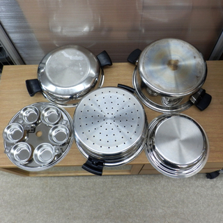 アムウェイ クィーンクックウェア 6L シチューパンセット フライパン大