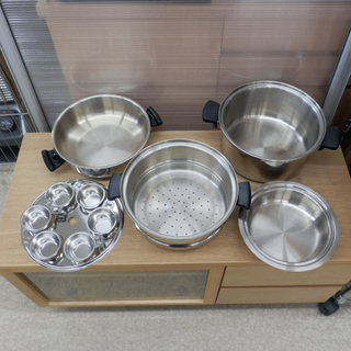 PayPay対応 未使用品 アムウェイ クイーン 6Lシチューパンセット IH