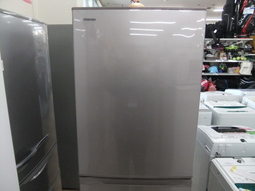 安心の一年間返金保証！TOSHIBA（トウシバ）の3ドア冷蔵庫です。