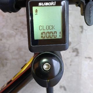 [新品同様]　ロードバイク　14段変則　　スピードメーター付き