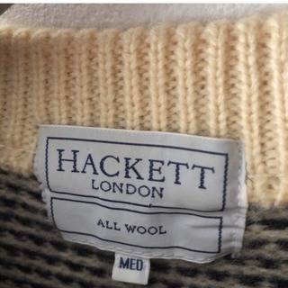 ニット セーター HACKETT LONDON 毛100% | riocomunicaciones.cl