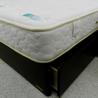 引き出し収納２つ付き　【フランスベッド】　セミダブル ベッド ☆ PayPay(ペイペイ)決済可能 ☆ 札幌市 北区 屯田 