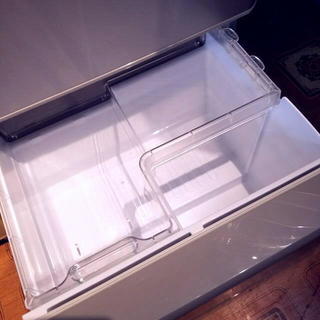 2013年製 SHARP シャープ 350L 3ドア冷蔵庫 SJ-WA35Y-S 両開きどっちもドア 