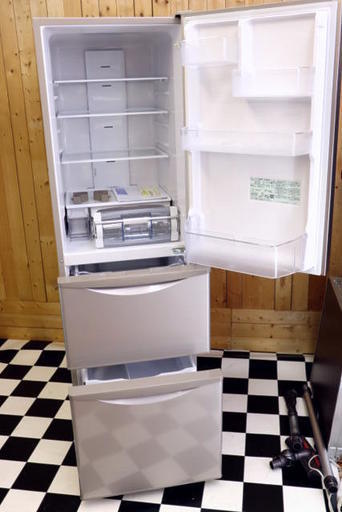 2014年製 日立/HITACHI 冷凍冷蔵庫 R-K320EV 315L 真空チルドルーム 