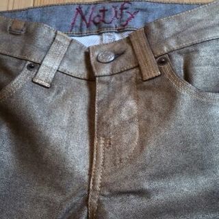 新品のNotify のゴールド系ジーンズ サイズ24